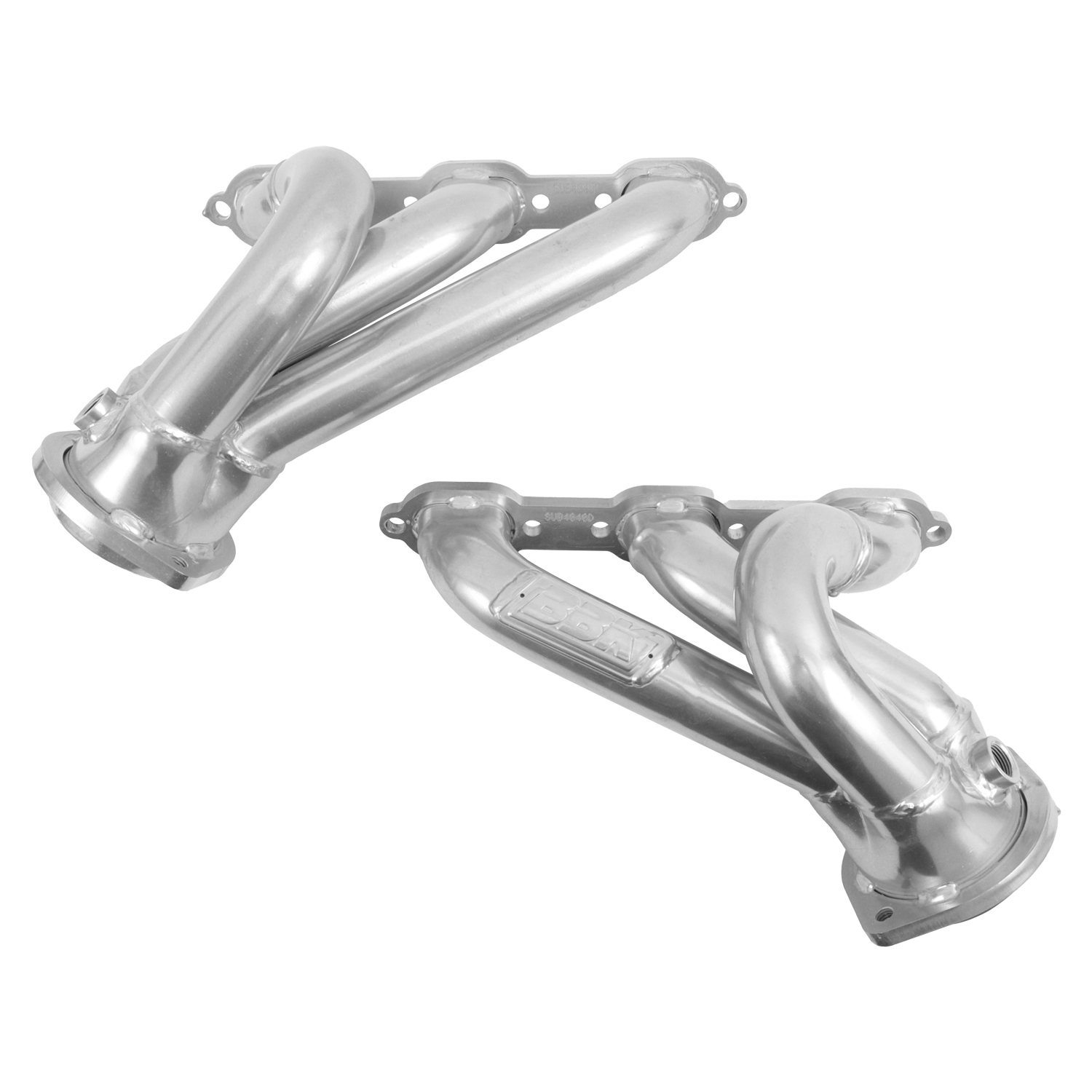 2006-10 CHARGER CHALLENGER 3.5L SHORTY EXHAUST HEADERS (POLISHED SILVER CERAMIC)